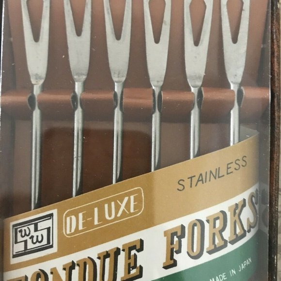 Westwood Kitchen 2 Vintage Fondue Forks Westwood Deluxe Stainless